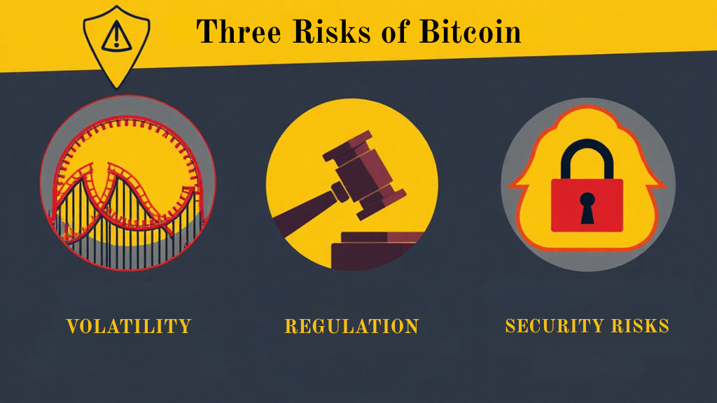 Risks of investing in Bitcoin: volatility, regulation, security